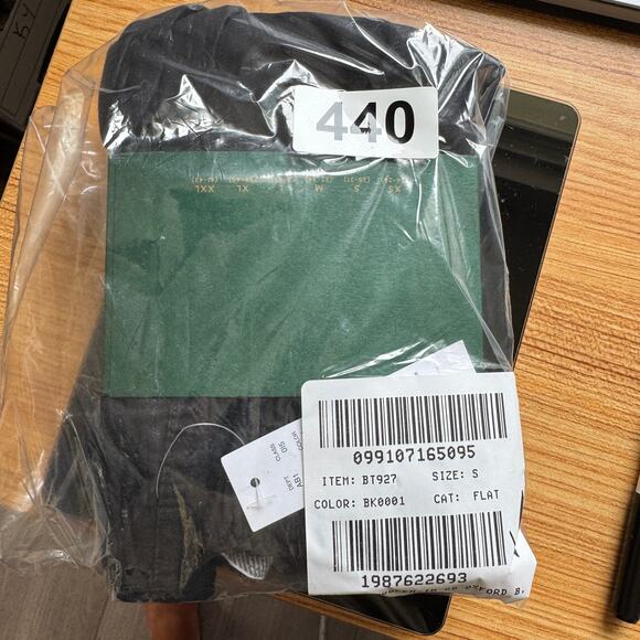 J.Crew Boxer Short Men S Black Broken-in Organic Cotton Oxford Elastic Waistband - Picture 4 of 4